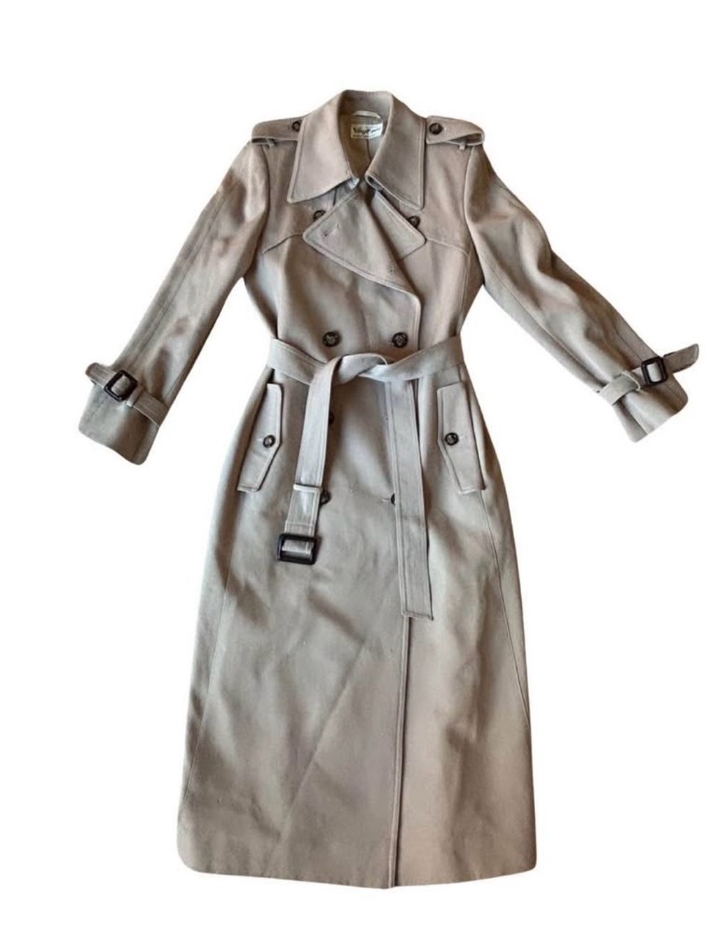 Classic Beige Trench Coat with Belt